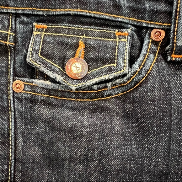 David Kahn Flare Blue Denim Jeans Boot Cut Jeans Size 27 - Picture 3 of 9